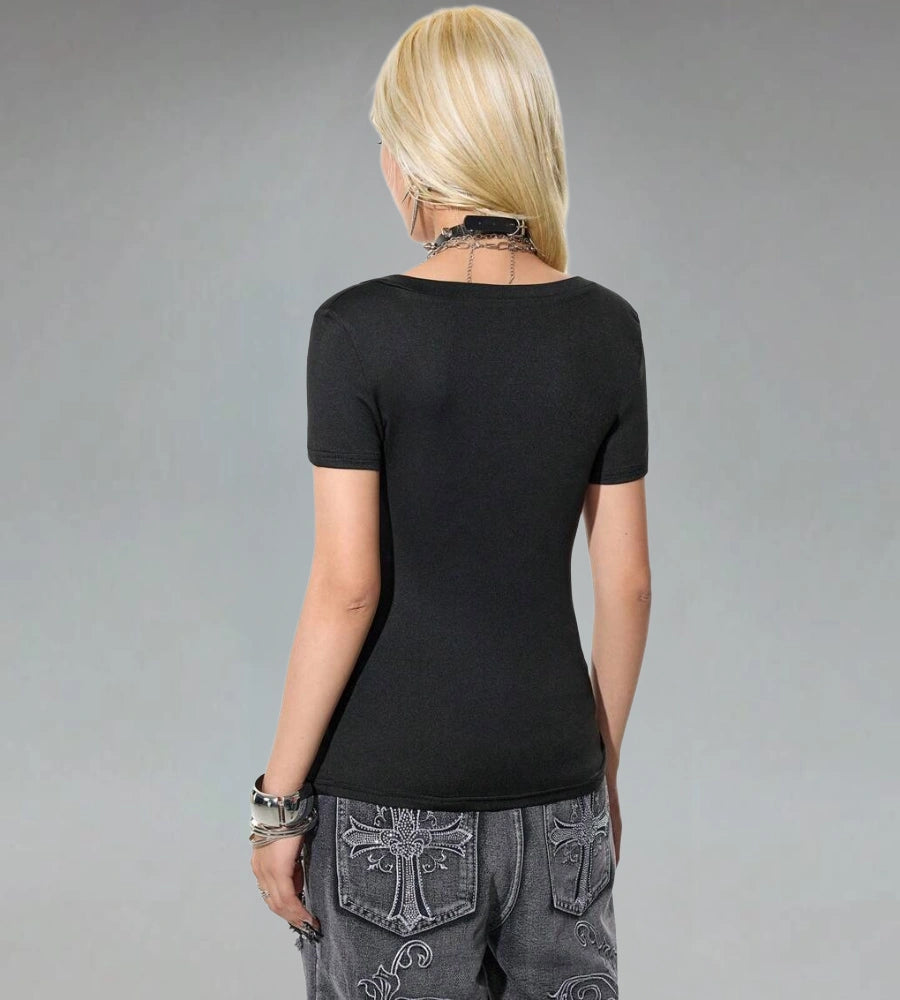 Deadflower V-Neck Tee