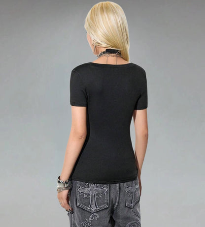 Deadflower V-Neck Tee