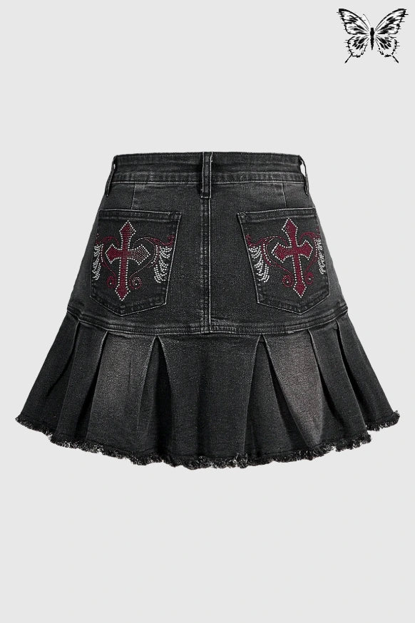 PRAY 4 CHA0S SKIRT