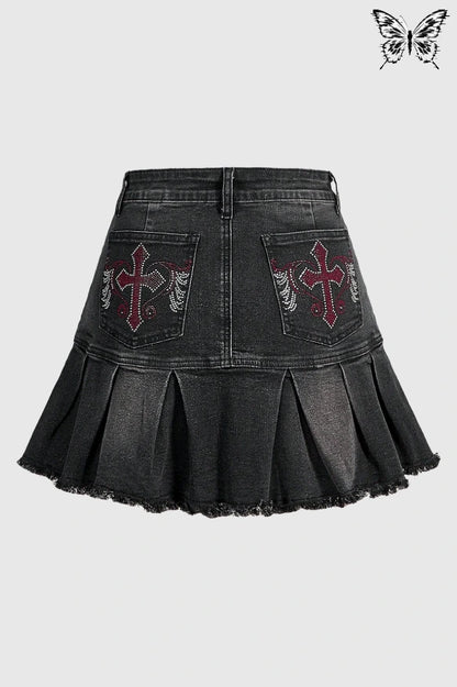 PRAY 4 CHA0S SKIRT