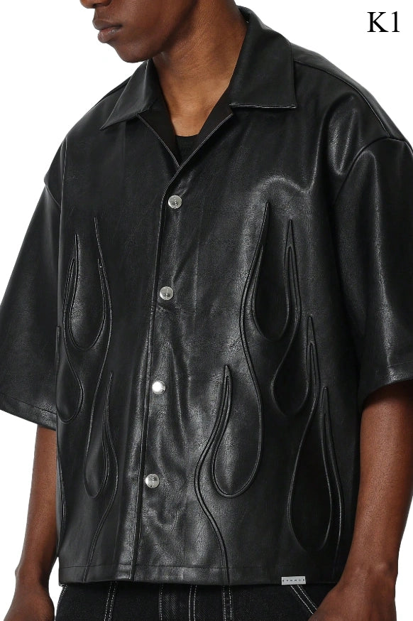 URBAN VIXEN LEATHER SHIRT