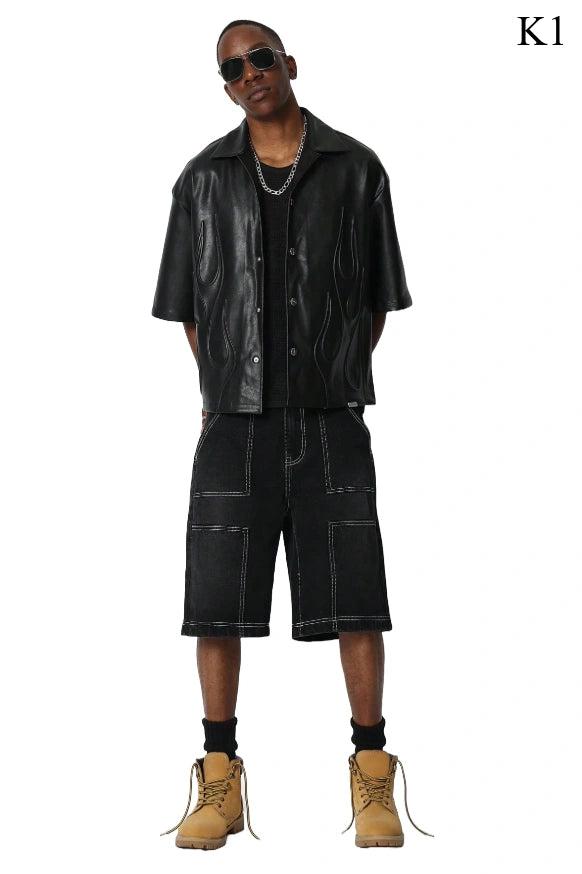 URBAN VIXEN LEATHER SHIRT