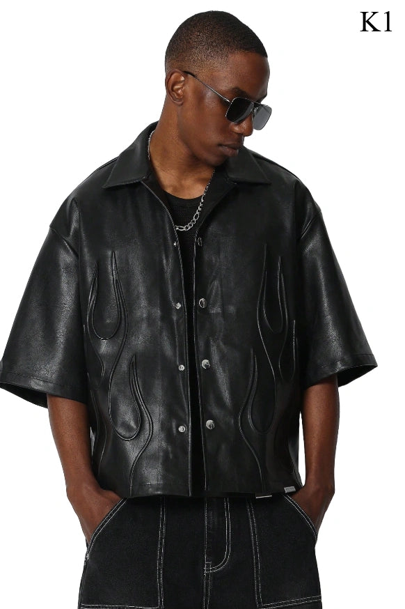 URBAN VIXEN LEATHER SHIRT