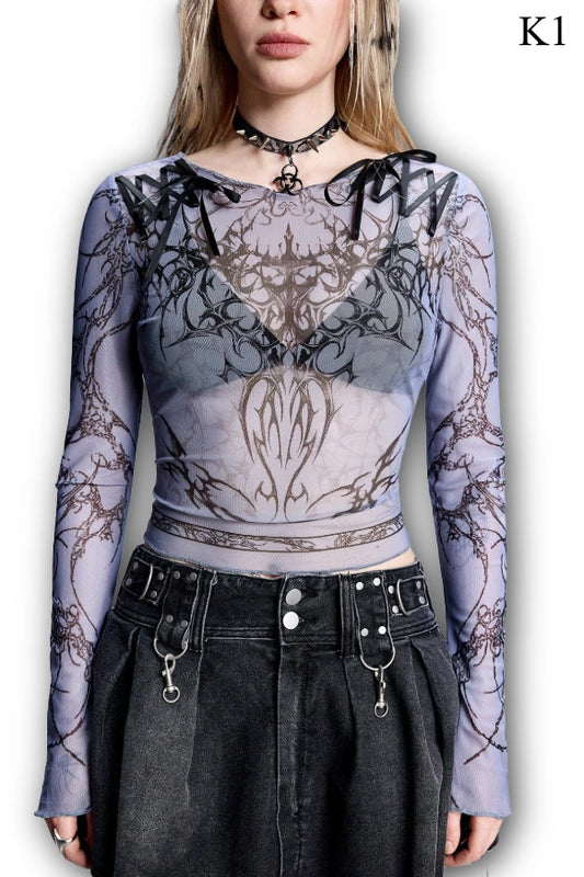CYBERSPELL MESH TOP