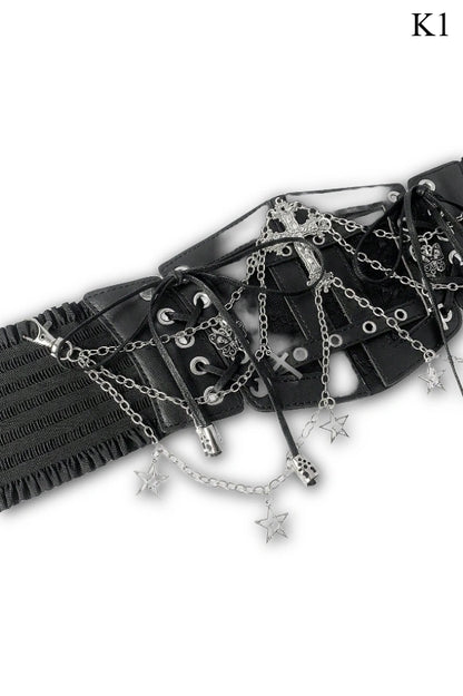 SKELELACE WAIST CHARM